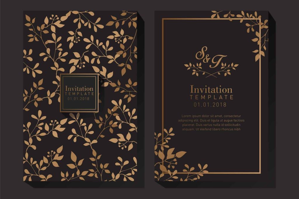 2 Design pentru invitatii de nunta Raportul dintre texte si aspect (14)- Nunta pe plaja