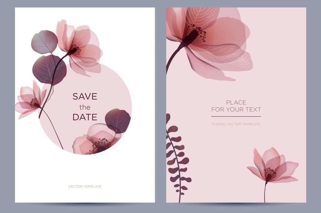 2 Design pentru invitatii de nunta Raportul dintre texte si aspect (16)- Nunta pe plaja